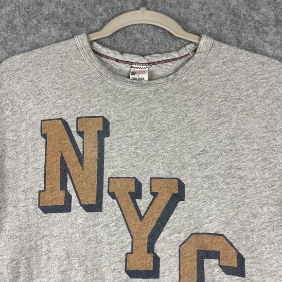 Champion x Todd Snyder Shirt Mens Small Gray NYC Spellout Graphic Tee Logo - Picture 2 of 12